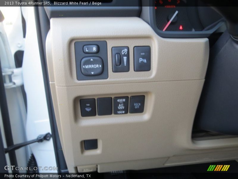Blizzard White Pearl / Beige 2013 Toyota 4Runner SR5