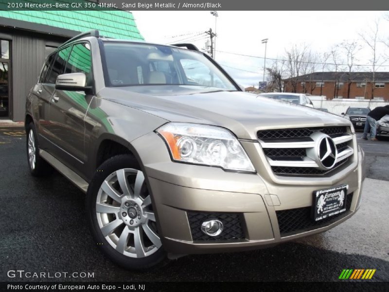 Sand Beige Metallic / Almond/Black 2010 Mercedes-Benz GLK 350 4Matic