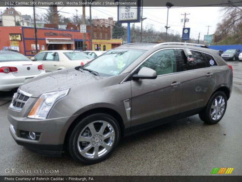 Mocha Steel Metallic / Shale/Brownstone 2012 Cadillac SRX Premium AWD