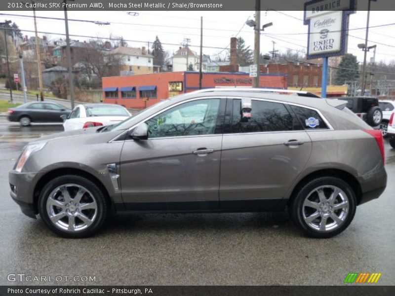 Mocha Steel Metallic / Shale/Brownstone 2012 Cadillac SRX Premium AWD