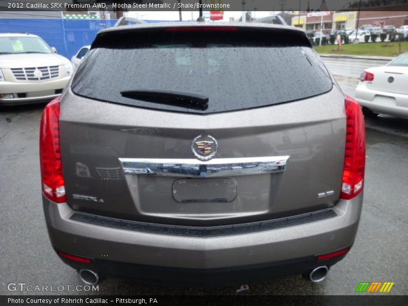 Mocha Steel Metallic / Shale/Brownstone 2012 Cadillac SRX Premium AWD