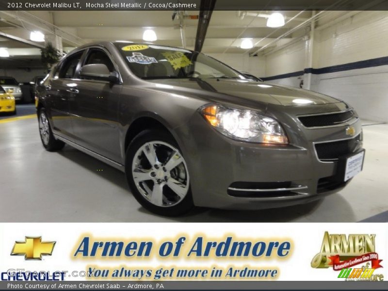 Mocha Steel Metallic / Cocoa/Cashmere 2012 Chevrolet Malibu LT