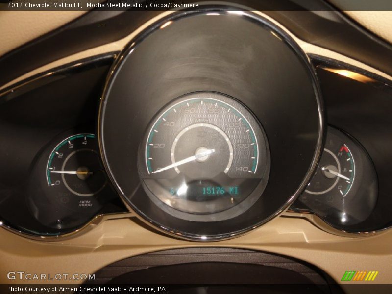 Mocha Steel Metallic / Cocoa/Cashmere 2012 Chevrolet Malibu LT