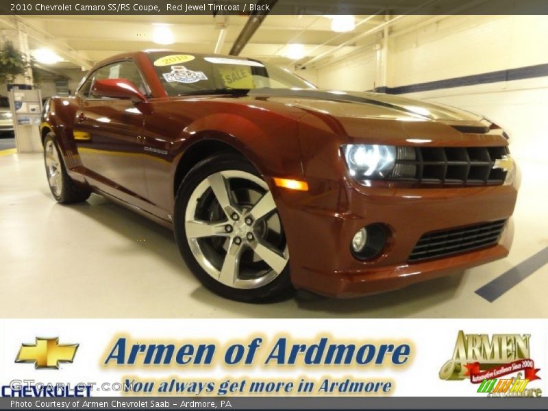 Red Jewel Tintcoat / Black 2010 Chevrolet Camaro SS/RS Coupe