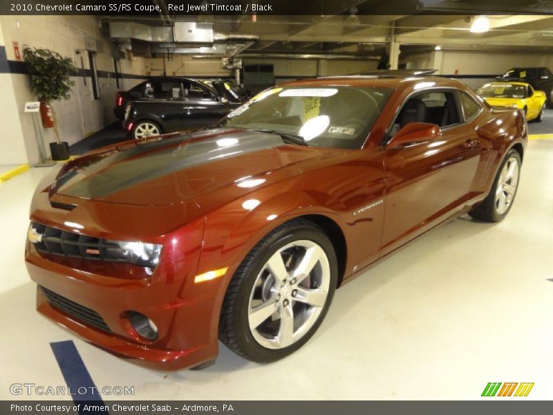 Red Jewel Tintcoat / Black 2010 Chevrolet Camaro SS/RS Coupe