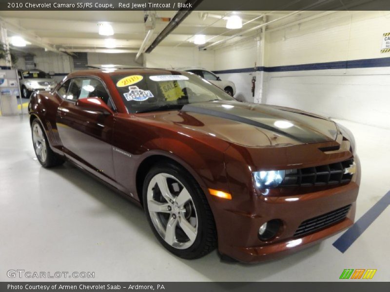 Red Jewel Tintcoat / Black 2010 Chevrolet Camaro SS/RS Coupe