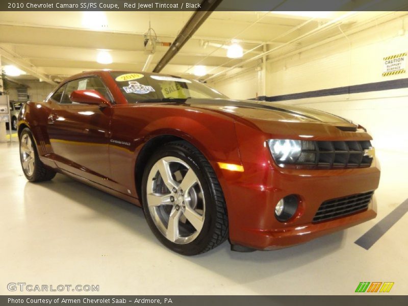 Red Jewel Tintcoat / Black 2010 Chevrolet Camaro SS/RS Coupe