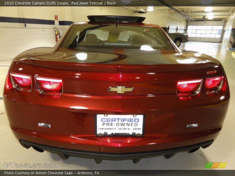 Red Jewel Tintcoat / Black 2010 Chevrolet Camaro SS/RS Coupe