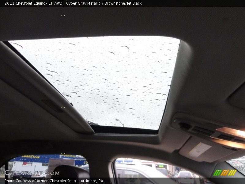 Cyber Gray Metallic / Brownstone/Jet Black 2011 Chevrolet Equinox LT AWD