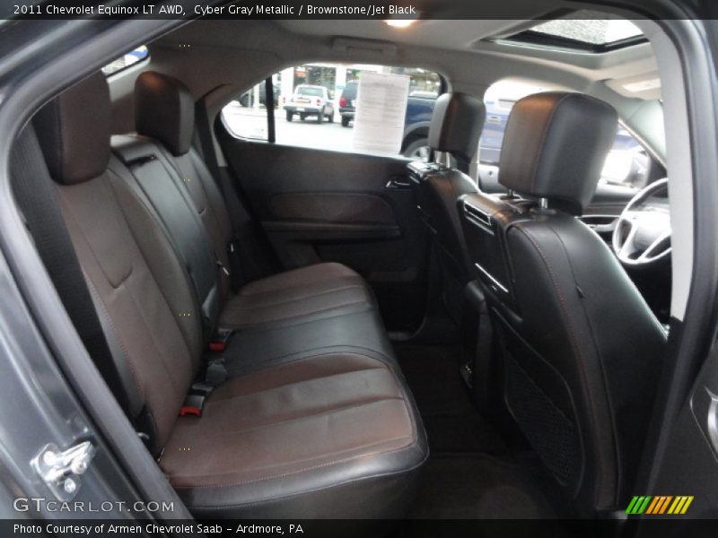 Cyber Gray Metallic / Brownstone/Jet Black 2011 Chevrolet Equinox LT AWD