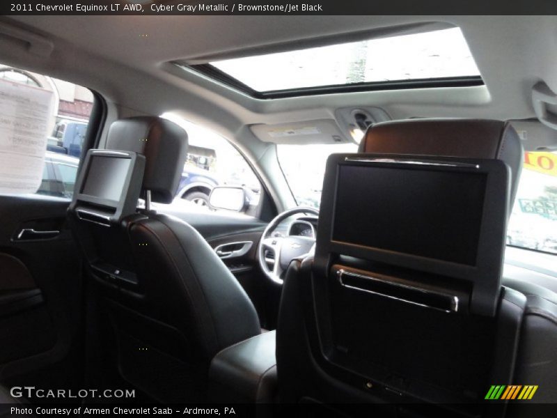 Cyber Gray Metallic / Brownstone/Jet Black 2011 Chevrolet Equinox LT AWD