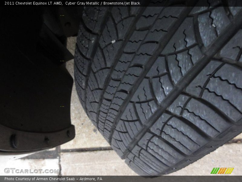 Cyber Gray Metallic / Brownstone/Jet Black 2011 Chevrolet Equinox LT AWD