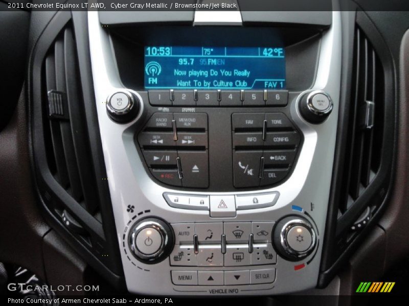 Cyber Gray Metallic / Brownstone/Jet Black 2011 Chevrolet Equinox LT AWD