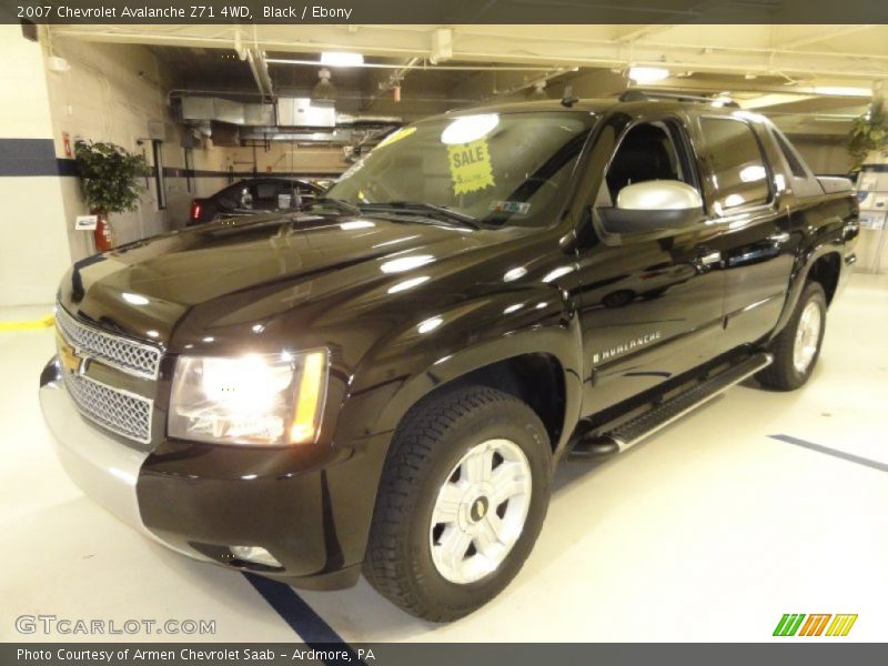 Black / Ebony 2007 Chevrolet Avalanche Z71 4WD