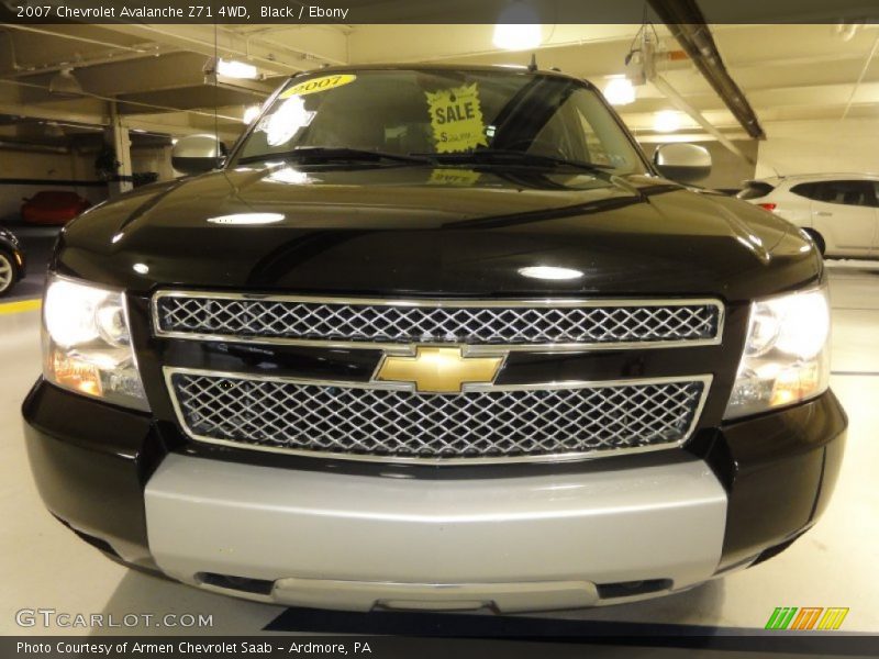 Black / Ebony 2007 Chevrolet Avalanche Z71 4WD