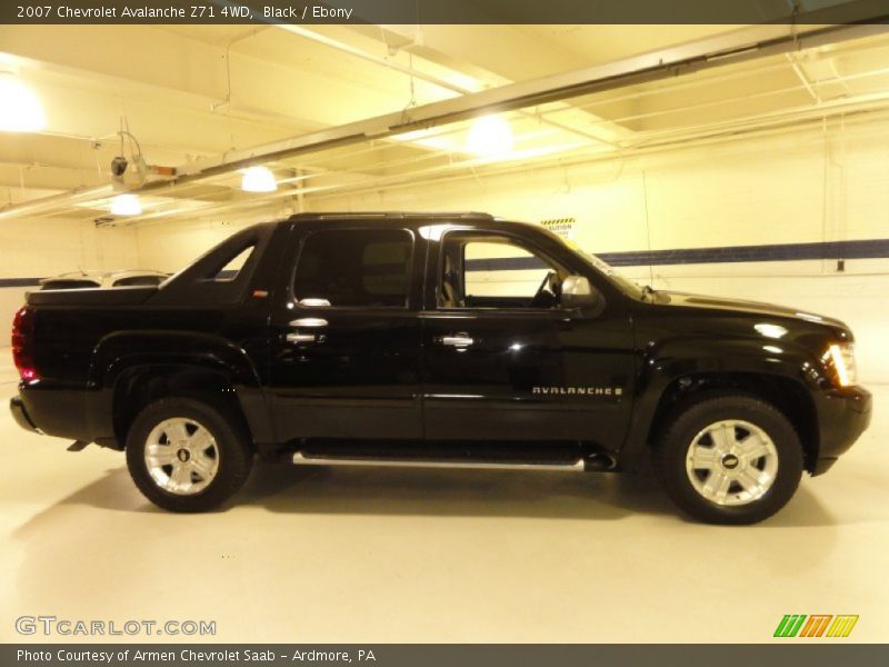 Black / Ebony 2007 Chevrolet Avalanche Z71 4WD