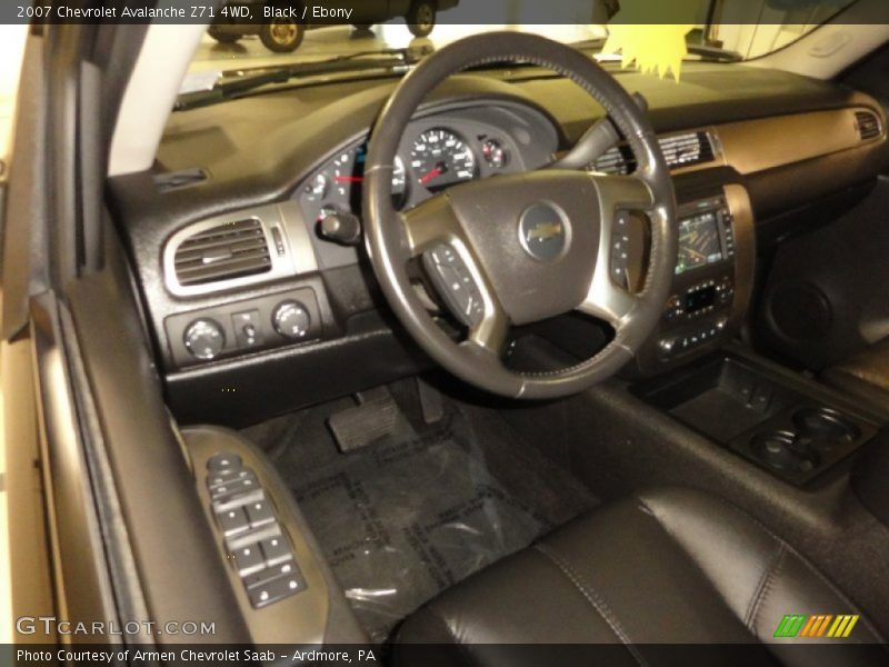 Black / Ebony 2007 Chevrolet Avalanche Z71 4WD
