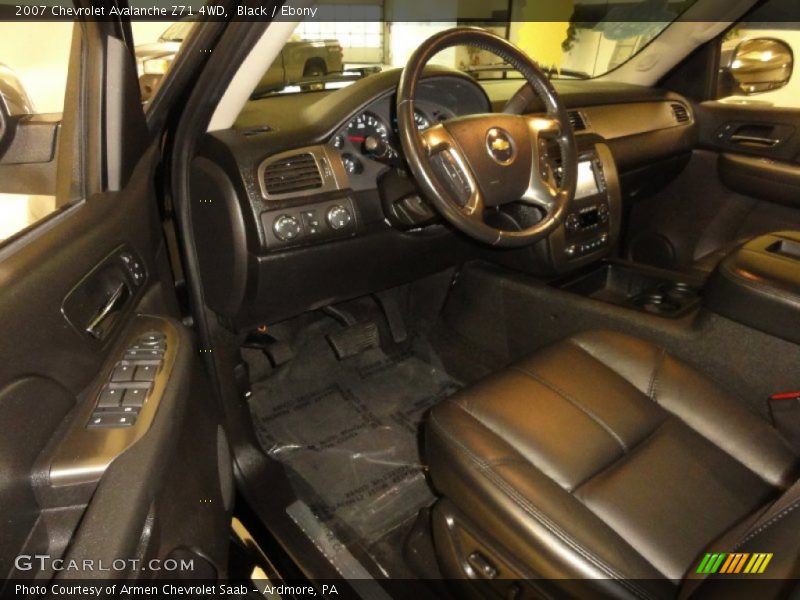 Black / Ebony 2007 Chevrolet Avalanche Z71 4WD