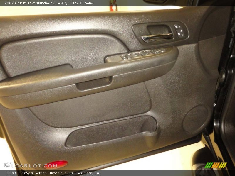 Black / Ebony 2007 Chevrolet Avalanche Z71 4WD