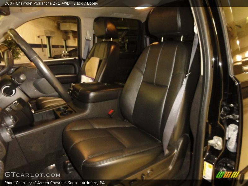 Black / Ebony 2007 Chevrolet Avalanche Z71 4WD