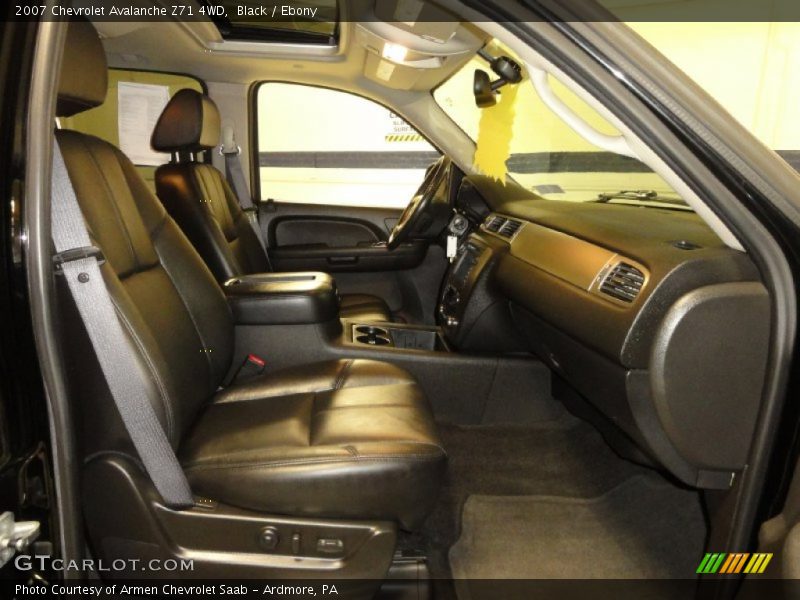 Black / Ebony 2007 Chevrolet Avalanche Z71 4WD