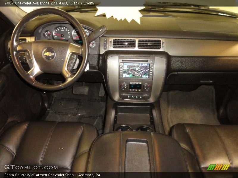 Black / Ebony 2007 Chevrolet Avalanche Z71 4WD