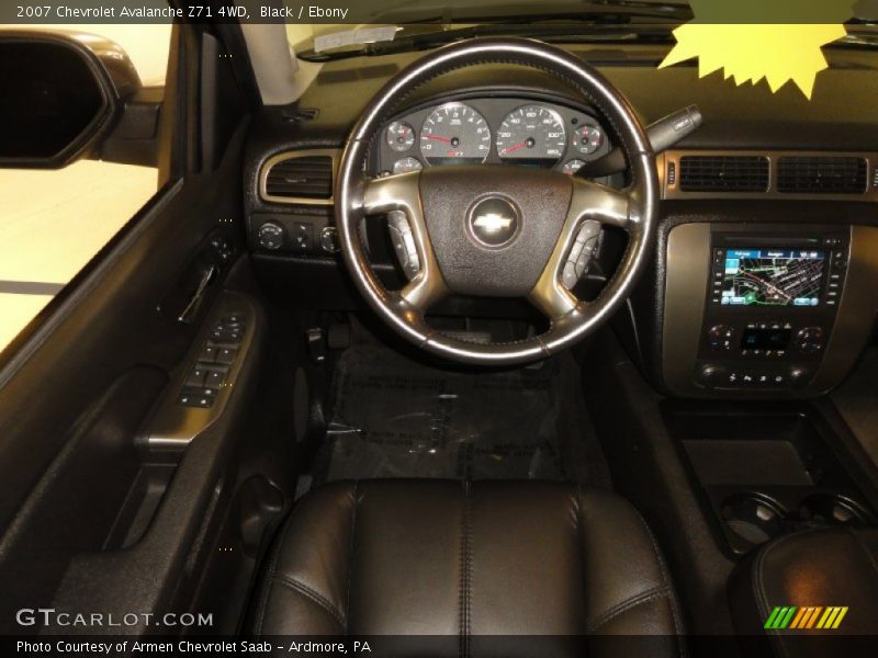 Black / Ebony 2007 Chevrolet Avalanche Z71 4WD