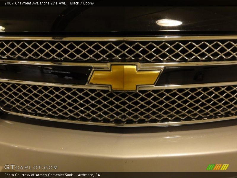 Black / Ebony 2007 Chevrolet Avalanche Z71 4WD