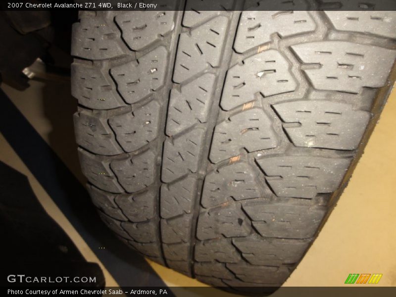 Black / Ebony 2007 Chevrolet Avalanche Z71 4WD