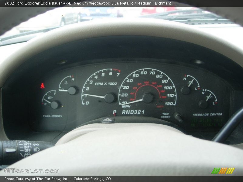 Medium Wedgewood Blue Metallic / Medium Parchment 2002 Ford Explorer Eddie Bauer 4x4