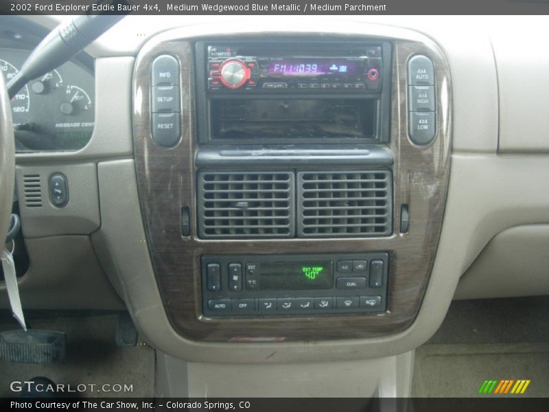 Medium Wedgewood Blue Metallic / Medium Parchment 2002 Ford Explorer Eddie Bauer 4x4