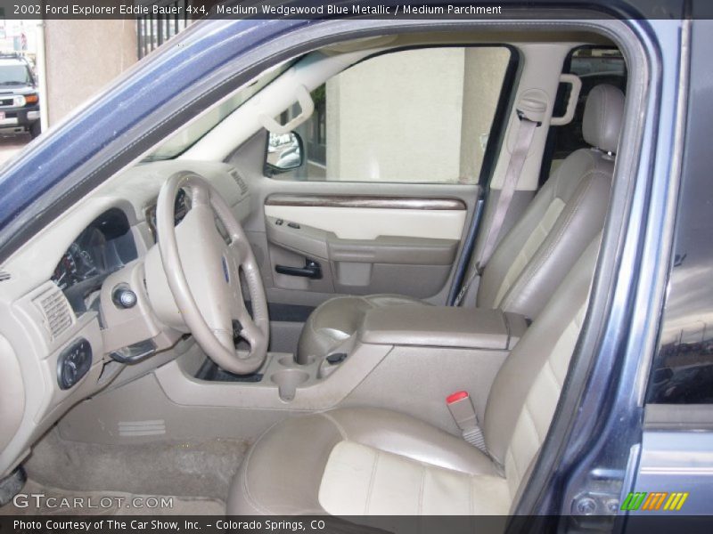 Medium Wedgewood Blue Metallic / Medium Parchment 2002 Ford Explorer Eddie Bauer 4x4