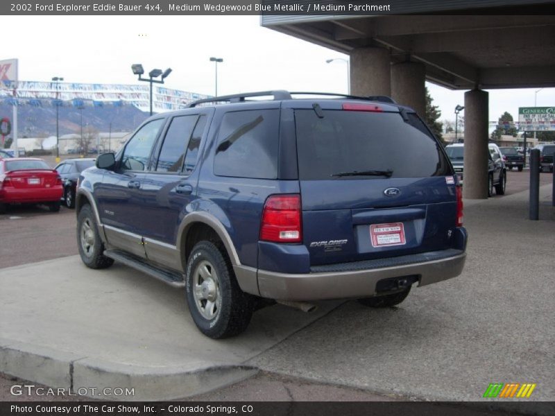 Medium Wedgewood Blue Metallic / Medium Parchment 2002 Ford Explorer Eddie Bauer 4x4