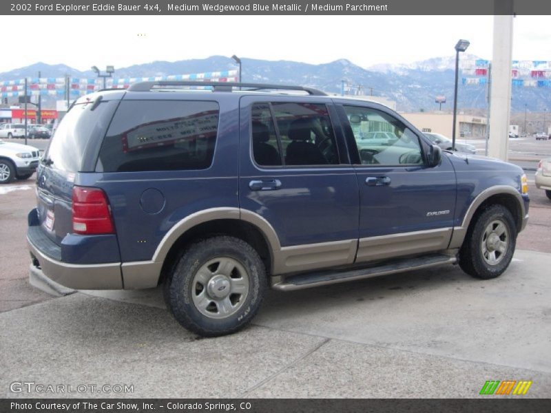Medium Wedgewood Blue Metallic / Medium Parchment 2002 Ford Explorer Eddie Bauer 4x4