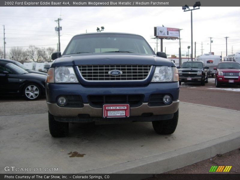 Medium Wedgewood Blue Metallic / Medium Parchment 2002 Ford Explorer Eddie Bauer 4x4