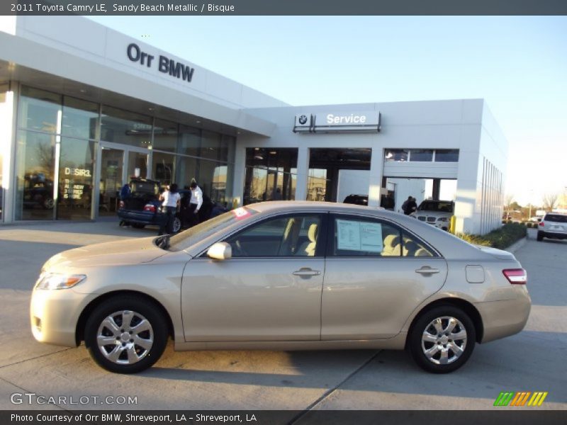 Sandy Beach Metallic / Bisque 2011 Toyota Camry LE