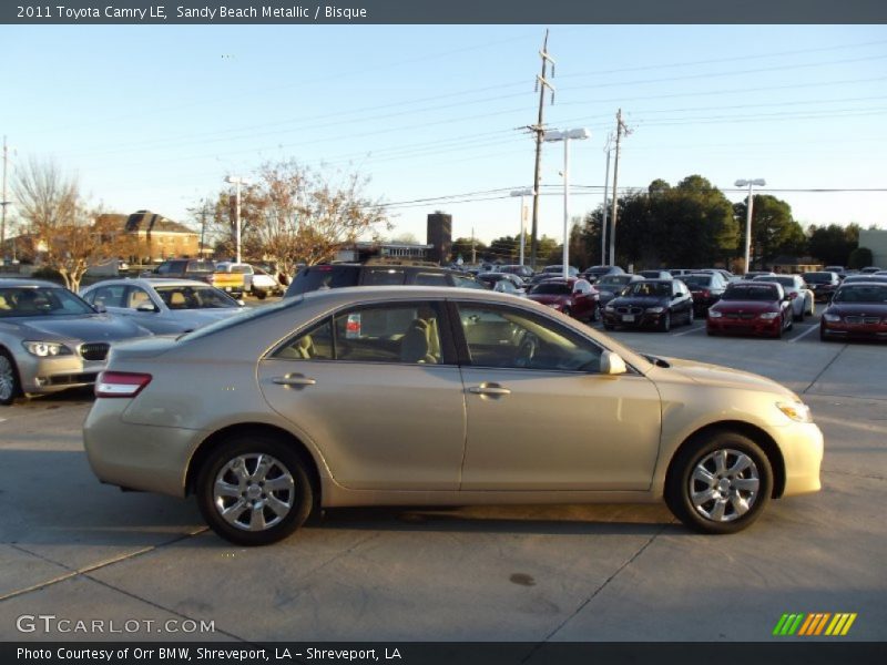 Sandy Beach Metallic / Bisque 2011 Toyota Camry LE