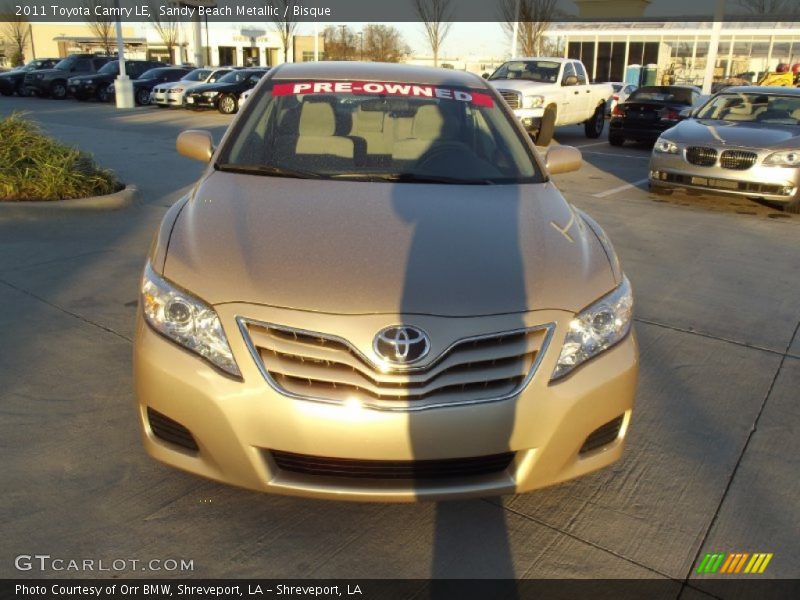 Sandy Beach Metallic / Bisque 2011 Toyota Camry LE
