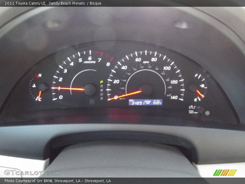 Sandy Beach Metallic / Bisque 2011 Toyota Camry LE