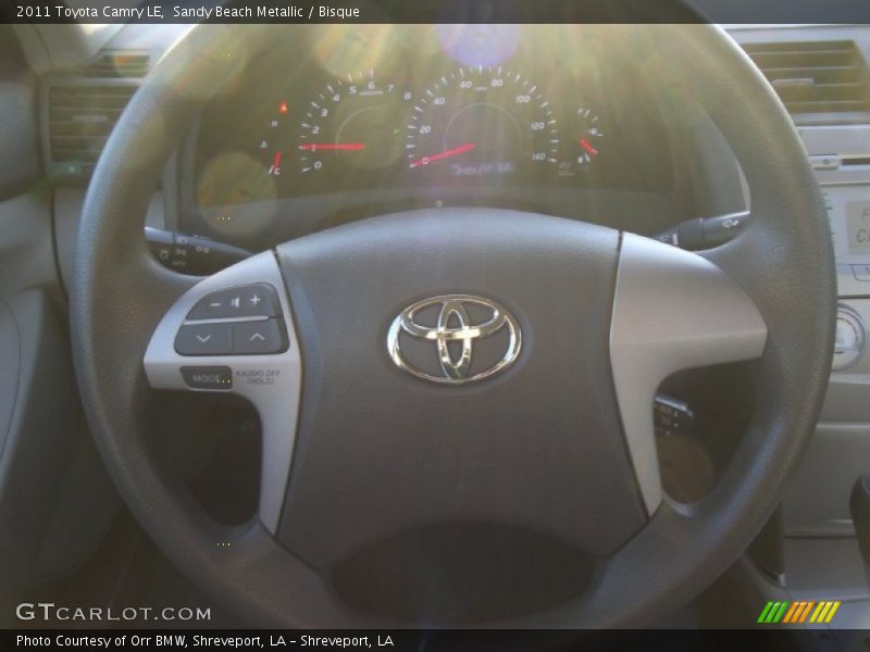 Sandy Beach Metallic / Bisque 2011 Toyota Camry LE