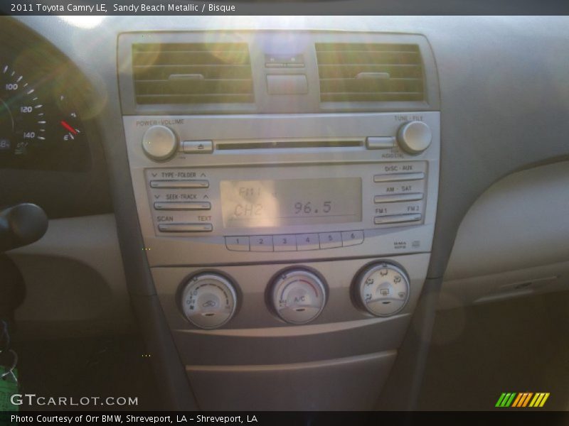Sandy Beach Metallic / Bisque 2011 Toyota Camry LE