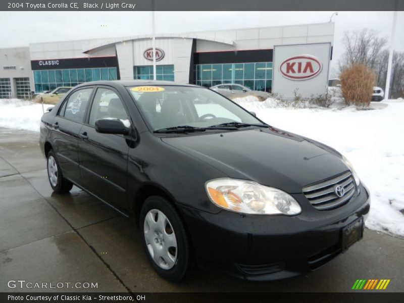 Black / Light Gray 2004 Toyota Corolla CE