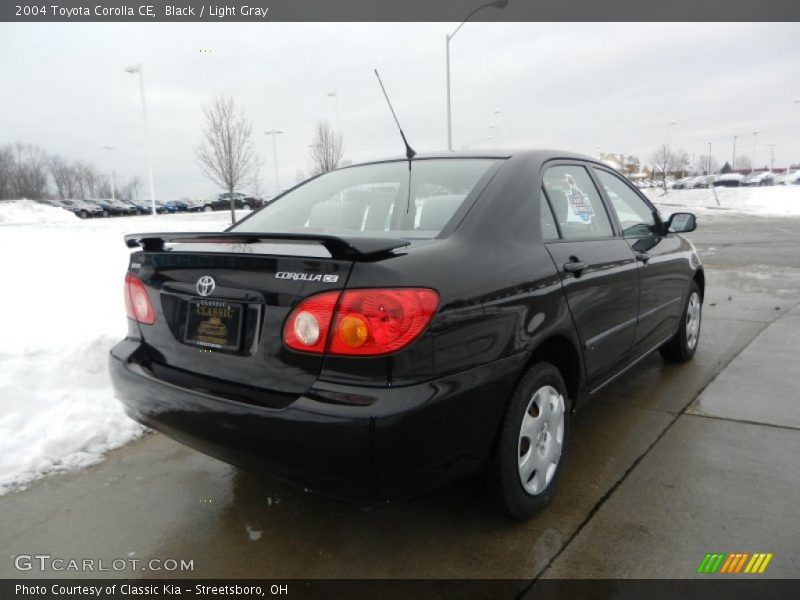 Black / Light Gray 2004 Toyota Corolla CE