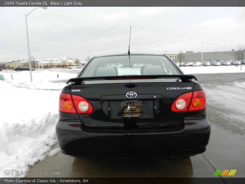 Black / Light Gray 2004 Toyota Corolla CE