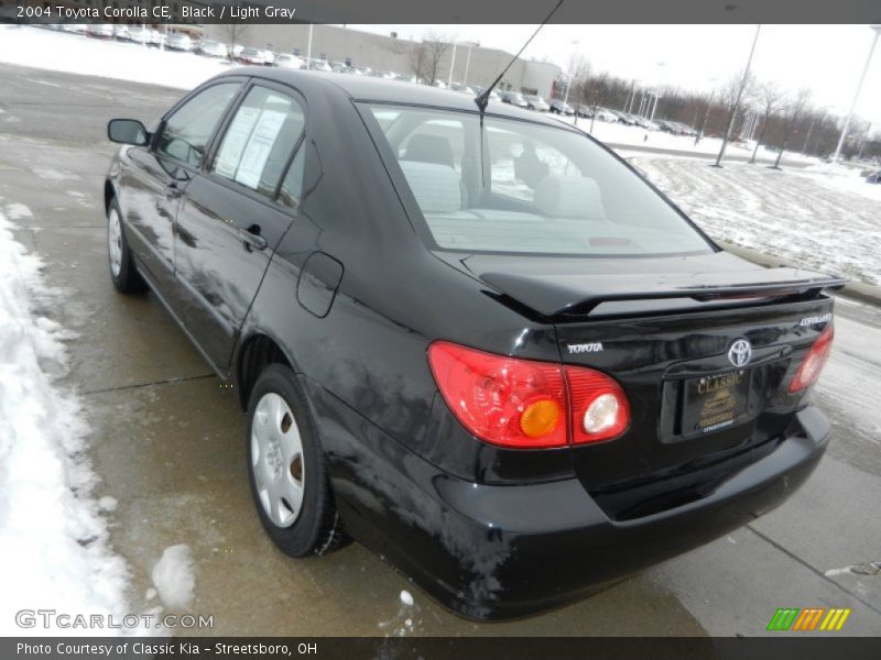 Black / Light Gray 2004 Toyota Corolla CE