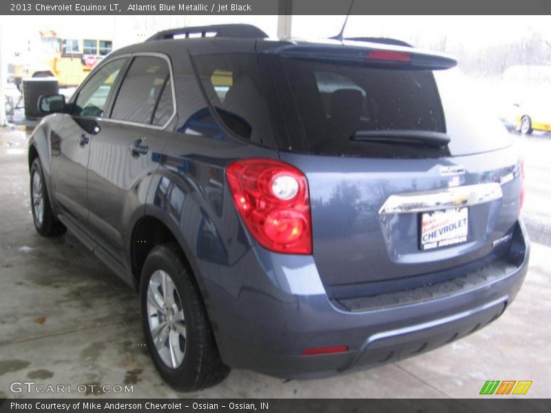 Atlantis Blue Metallic / Jet Black 2013 Chevrolet Equinox LT