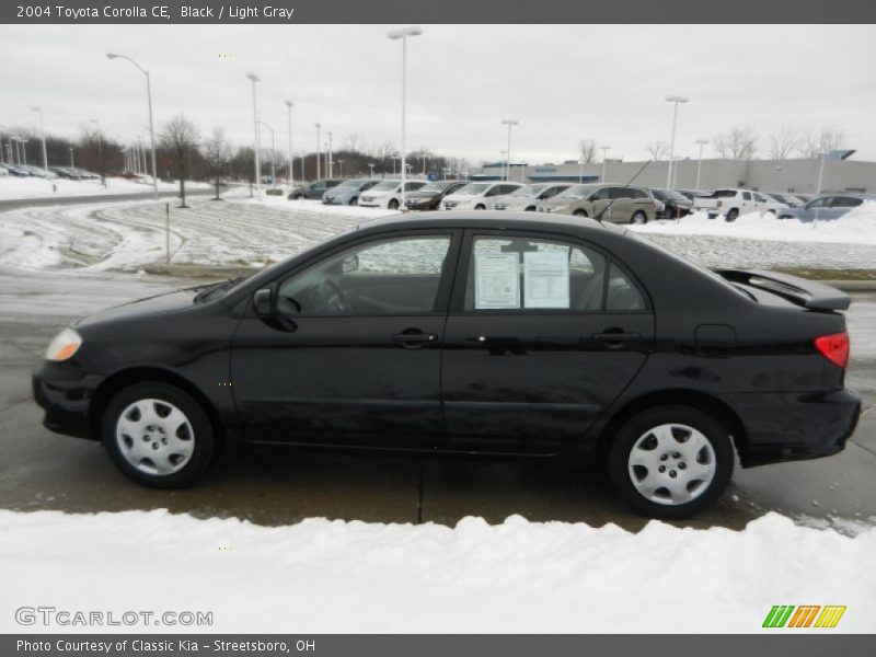 Black / Light Gray 2004 Toyota Corolla CE