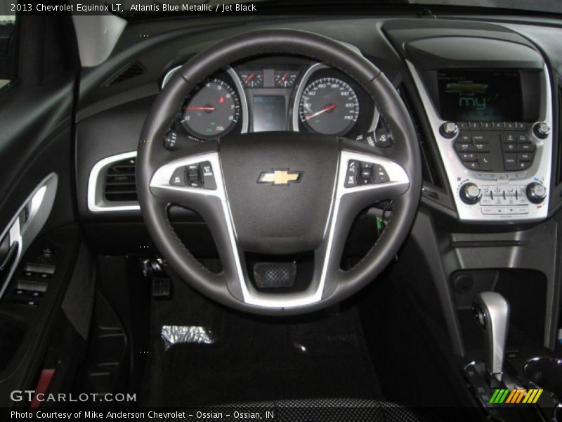 Atlantis Blue Metallic / Jet Black 2013 Chevrolet Equinox LT