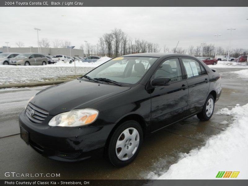 Black / Light Gray 2004 Toyota Corolla CE