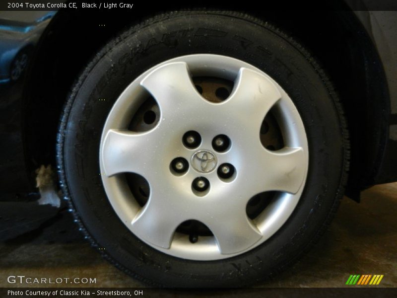 Black / Light Gray 2004 Toyota Corolla CE